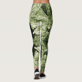 A Splash Of Lime Green 2 Leggings (Rückseite)
