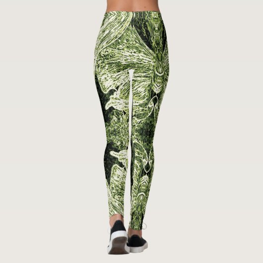 A Splash Of Lime Green 2 Leggings (Rückseite)