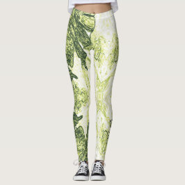 A Splash Of Lime Green Leggings