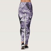 A Splash Of Purple 2 Leggings (Rückseite)