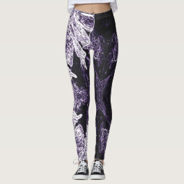 A Splash Of Purple 2 Leggings