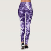 A Splash Of Purple Leggings (Rückseite)