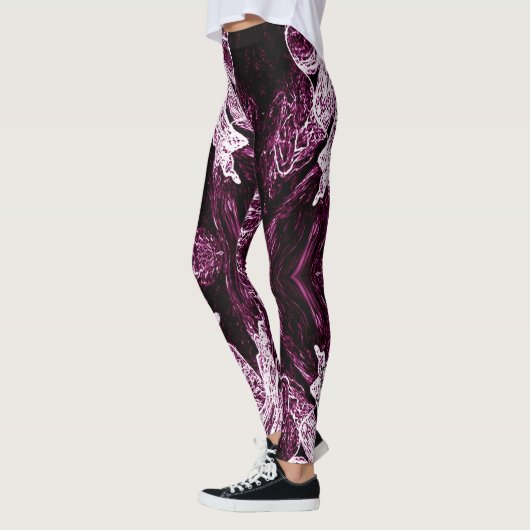 A Splash Of Rose Pink 2 Leggings (Links)