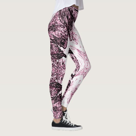 A Splash Of Rose Pink Leggings (Rechts)