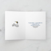 "A SPOOKY NIGHT SHOW" VINTAG HALLOWEEN GREETING KARTE (Innenseite)