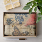 A Spring Ephemera Series Design #7 Seidenpapier (Geschenk)