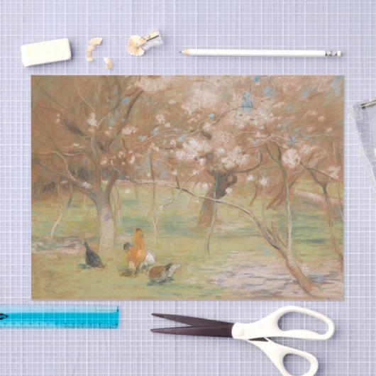 A Spring Idyll von Edward Stott Seidenpapier (Handwerk)