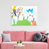 "A Springtime Serenade" Leinwanddruck (Insitu (Wohnzimmer))