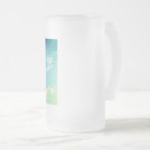 A sprinkling in the clouds mattglas bierglas (VorderseiteRechts)