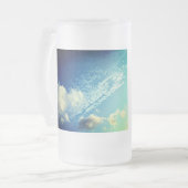 A sprinkling in the clouds mattglas bierglas (Vorderseite Links)