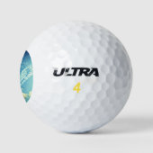 A sprinkling of clouds golfball (Logo)