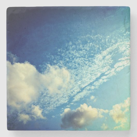 A sprinkling of clouds steinuntersetzer (Vorderseite)