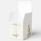 A Squeeze of Thanks Lemon Citrus Baby Shower Geschenkschachtel (Geöffnet)