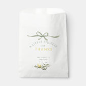 A Squeeze of Thanks Lemon Citrus Baby Shower Geschenktütchen (Vorderseite)