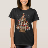A Squirrel Christmas Tree Lights Forest Animal Lov T-Shirt (Vorderseite)