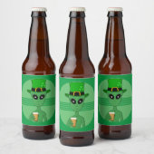 A St. Patrick's Alien Bierflaschenetikett (Flaschen)