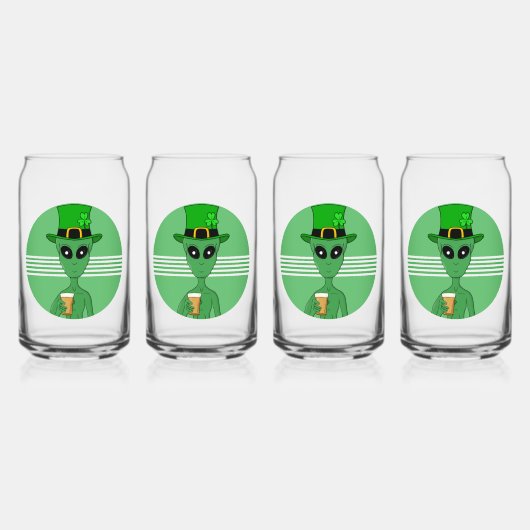 A St. Patrick's Alien Dosenglas (Vorderseite)