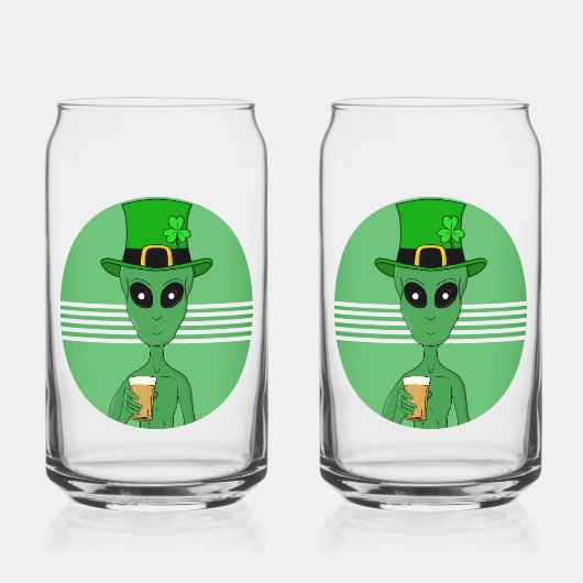 A St. Patrick's Alien Dosenglas (Vorderseite)