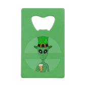 A St. Patrick's Alien Geldbeutel Flaschenöffner (Vorderseite)