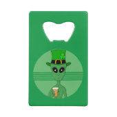A St. Patrick's Alien Geldbeutel Flaschenöffner (Rückseite)