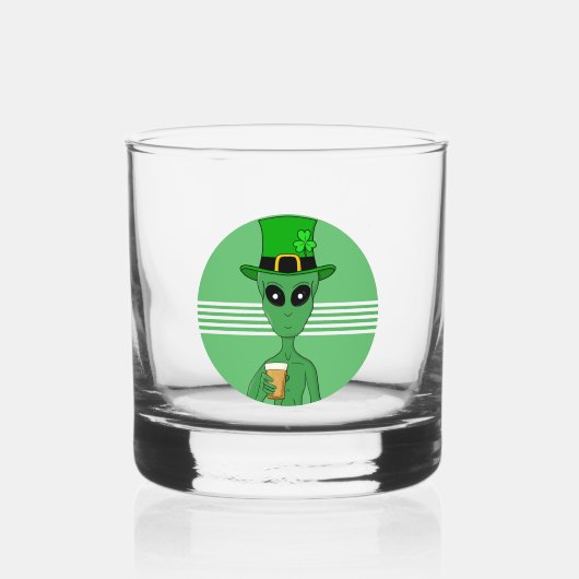 A St. Patrick's Alien Whiskyglas (Vorderseite)