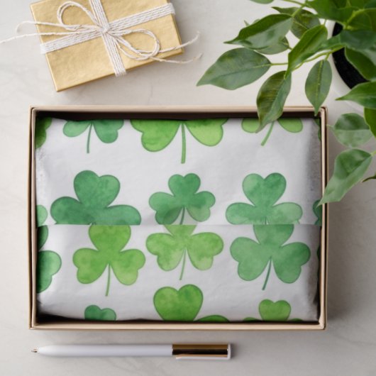 A St Patrick's Series Design #2 Seidenpapier (Geschenk)