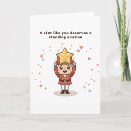 A Star Like You Nutcracker Card by Puchi Dōshi Karte