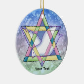 A Star of David Keramik Ornament (Rechts)