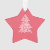 A steht für Amara Weihnachtsbaumschmuck Benutzerde Ornament (Rückseite)