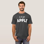 A steht für Apfellehrer T-Shirt (Vorne ganz)