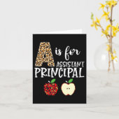 A steht für Instant Principal Leopard Print Apple Karte (Gelbe Blume)
