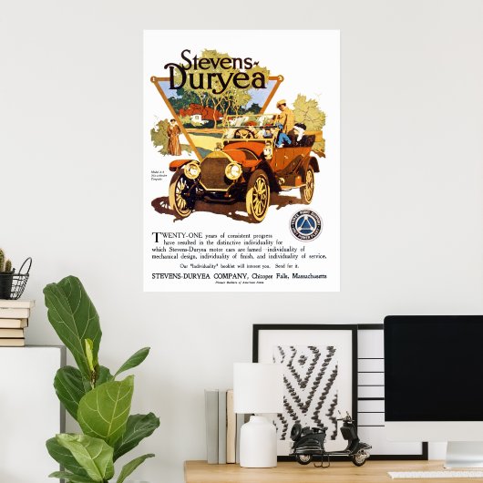 A Stevens Duryea Model OM Poster (Heimbüro)