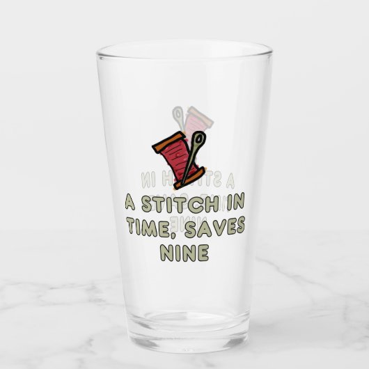 A Stitch In Time Glas (Vorderseite)