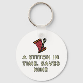 A Stitch In Time Schlüsselanhänger