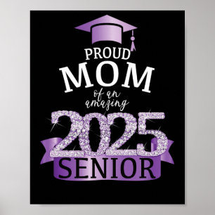 A Stolz 2025 Senior Mama I Elegant Lila Celebrati Poster