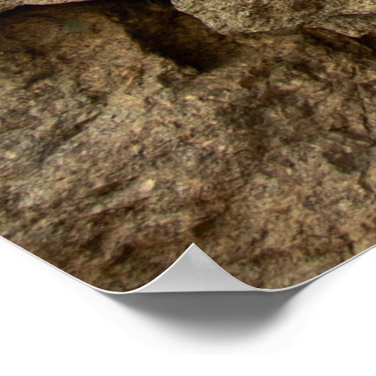 A stone made of cobblestones background textu poster (Ecke)