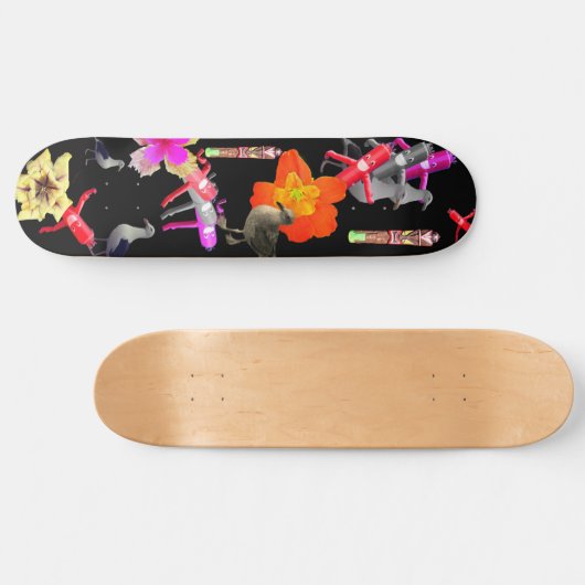 A Stopover in Paradise Skateboard (Horizontal)