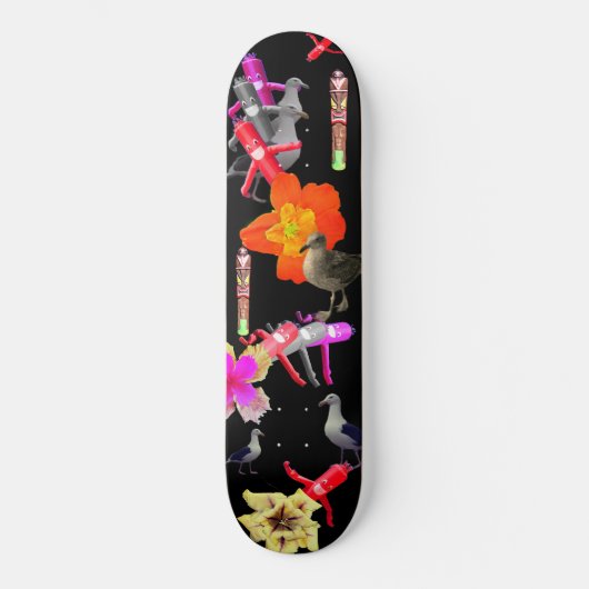 A Stopover in Paradise Skateboard (Vorderseite)