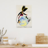 A Stoppage to a Stride over the Globe, 1803 Poster (Küche)
