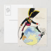 A Stoppage to a Stride over the Globe, 1803 Postkarte (Vorne/Hinten)