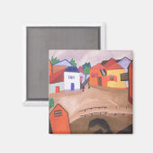 A Street, 1910er Magnet (Vorderseite/Rückseite)