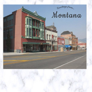 A Street in Butte Montana USA Postkarte