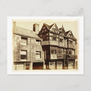 A Street in Ludlow (b/w Foto) Postkarte