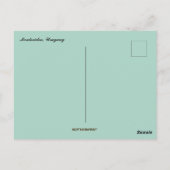 A Street in Montevideo Uruguay Postkarte (Rückseite)