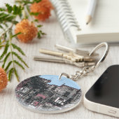 A Street in Pezenas, Frankreich Schlüsselanhänger (Vorderseite rechts)