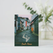 A Street in Seoul South Korea Postkarte (Stehend Vorderseite)