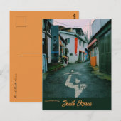 A Street in Seoul South Korea Postkarte (Vorne/Hinten)