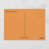 A Street in Seoul South Korea Postkarte (Rückseite)