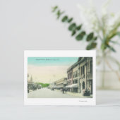 A Street SceneRedwood City, CA Postkarte (Stehend Vorderseite)