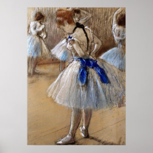 A Study of a Dancer - Edgar Degas - c1890 Poster
